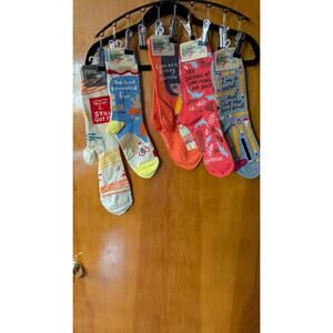 Lot 5 Blue Q Crew socks